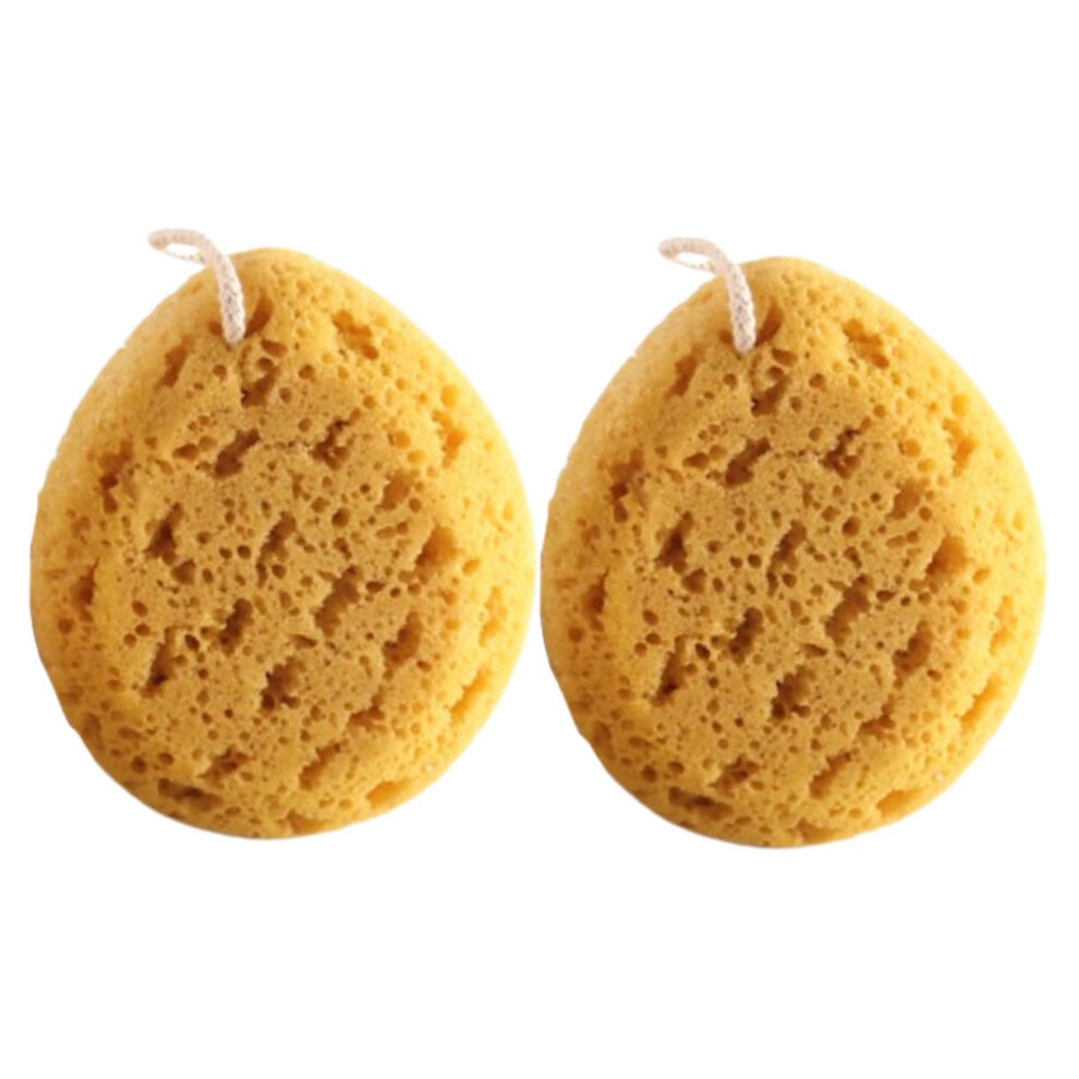 Bath Sponge Set with Honeycomb Design for Gentle Exfoliating and Rich Foam Shower Cleaning