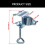 Pince de fixation de parapluie, pinces de support de Parasol 3