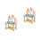 2 Ensembles Chaise Outil Enfant Table Combinée Jouet 4