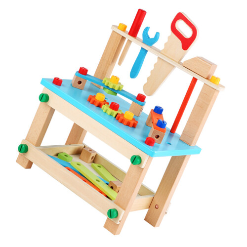 2 Ensembles Chaise Outil Enfant Table Combinée Jouet 1