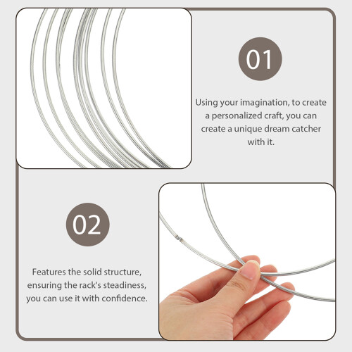 15 cercles capteurs en métal pour DIY 2