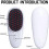 (blue) Glowaves Led Glo Brush, Light High-Frequency Vibration Hair Brush 5