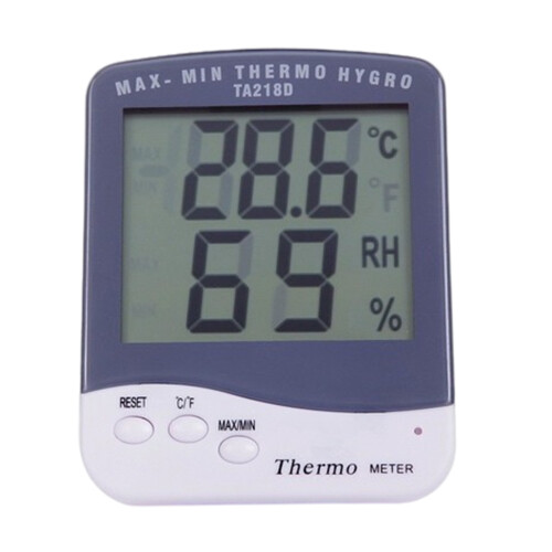 Digitale binnenthermometers, hygrometer met groot display en