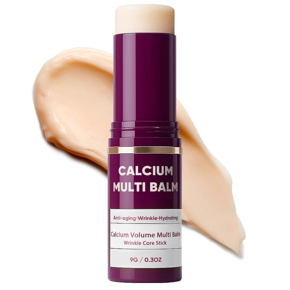 Face Balm Stick with Vitamin D and Shea Butter, Deep Hydration and Firming for Face Eyes Lips