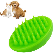 Escova de banho para cães essencial para o cuidado do seu pet, com ação suave de remoção de pelos soltos. Ideal para diversos animais e