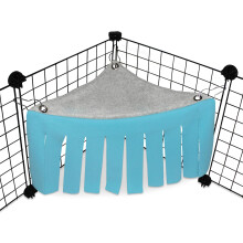 Esconderijo de canto para porquinhos-da-índia, abrigo aconchegante de lã para pequenos animais, perfeito para porquinhos-da-índia, ouriços,