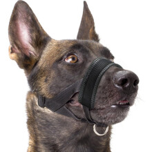 Dog Muzzles, Soft Breathable Nylon Dog Mouth Cover with Adjustable Straps, Humane Design to Correct Bad Habits for Small to Large Dogs, Ultra Comforta