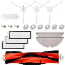Roboter-Staubsauger-Set, wiederverwendbares Wischtuch, zeit- und kostensparend, langlebige, verwicklungsfreie Walzenbürste, Spitzenleistung, für