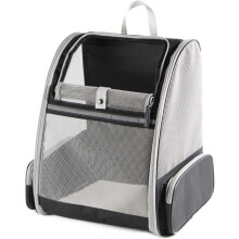 Pet Companion Carrier, Ventilated and Breathable Collapsible Designed Backpack for Travel and Outdoor Use