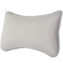 Bathtub Pillow with Strong Suction Cups for Neck and Back Support, Breathable Mesh Bath Cushion