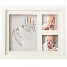 Baby Handprint and Footprint Maker Kit Newborn Boys and Girls Souvenirs, Baby Girl Gifts and Baby Boy Gifts, Baby Shower Gifts for New Moms, Baby Mil
