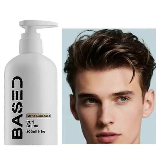 (2pcs) Based on sea salt spray and sandalwood curl cream 1