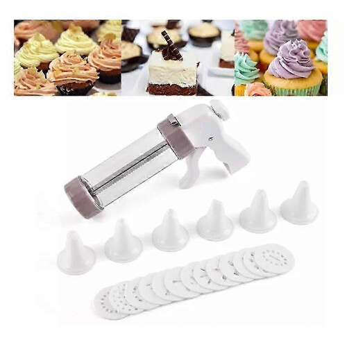 Cream Framing Gun with Cookie Press, 2025 New Cookie Press Set for Baking 1
