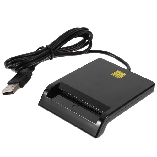 2Stk USB Kartenleser Schwarz Portable Multifunktional Kompakt 2