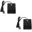 2Stk USB Kartenleser Schwarz Portable Multifunktional Kompakt 8