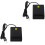 2Stk USB Kartenleser Schwarz Portable Multifunktional Kompakt 5