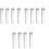 72Pièces Tube Pet 40Ml Transparent Facile À Utiliser Pour 3