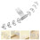 2Pièces Extensions De Bandes Masque Blancs Ajustables 9