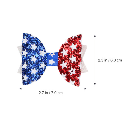 3Pièces Pinces Motif Américain En 1