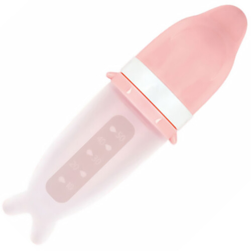 2Ensembles Alimentaires Silicone Rose Pour -Nés