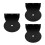 3Pièces Support Noir Pour D’escalade Chat 6