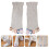 1Paire Sport Coton Orteils Séparés Design Moderne 10