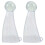 1Paire Protections De Cornes De Bœuf En Silicone Transparent Durables 10