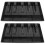2Pièces Caisse En Noir Avec 5 Sections Billets Et 4 Rangement Pièces 5
