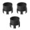 3Pièces Support Bouchon Essence -Neige Plastique Noir Stable 6