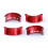 4 pièces adaptateurs 25,4 mm à 31,8 mm pour potence ( ) 1