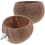 2Pièces Nourrisseur Bois Marron Pour Petits Animaux 4