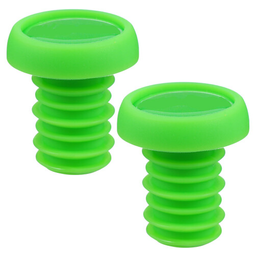 1Paire Capuchons Verts Pour Guidon En Caoutchouc Qualité