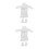 2Ensembles Tenue Peignoir Mini Accessoire Mode Décoration 10