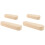 4Pièces Clappers En Bois Khaki Pour Couture Durable Usage 4