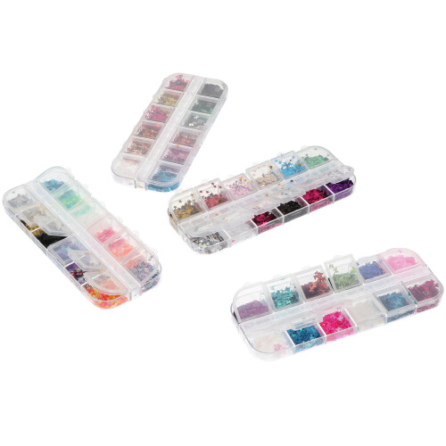 4 Boîtes De Paillettes Pour Et
