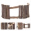 1Pièces En Bois Pour Petits Animaux Morsure Marron 5