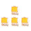 4 Ensembles Plateau Montessori En Bois Sable Et 8