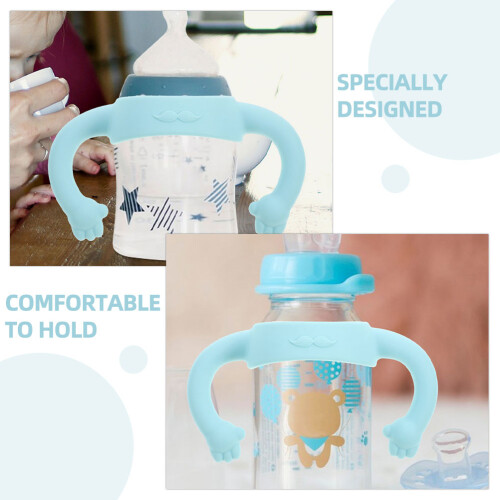 3Pièces Poignées De Bébé Confortables En Silicone Couleur 2