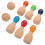 3Ensembles Jeu De Bowling Enfant Bois Intérieur Extérieur 2