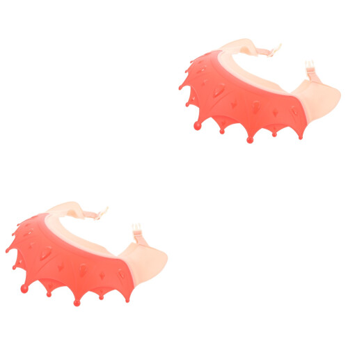 2Pièces Bonnets Enfants Rouge Facile À Nettoyer 2