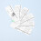One Set Women Eyebrow Stencil Makeup Shaper 7