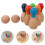 3Ensembles Jeu De Bowling Enfant Bois Intérieur Extérieur 11