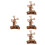 4Ensembles Jouet Stem Éolienne DIY Bambou Pour Enfants Usage 4