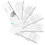 One Set Women Eyebrow Stencil Makeup Shaper 10