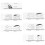 One Set Women Eyebrow Stencil Makeup Shaper 6