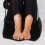 1Pièces Repose-Pieds Noir Polyester Ajustable Voyage 9