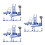 9Ensembles Mini Transpalette Plastique Jouet Décor 7