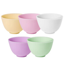 5 Pièces Bol À Facial En Silicone Bols Ménagers