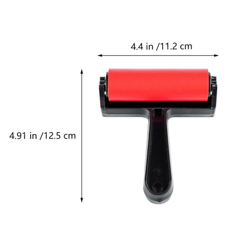 2St Kunstdrukrollers Plastic Met Handgreep Voor Creatieve Projecten 1