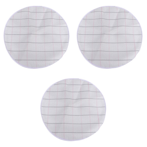3Pièces Toile À Broder Tapis DIY Blanche Multi-Usage Rigide 2